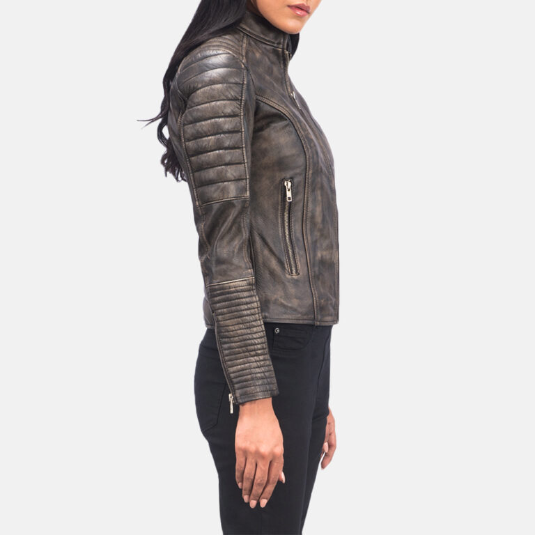 Womens Adalyn Quilted Distressed Brown Cafe Racer Jacket_5429 copy-9-1623148680477